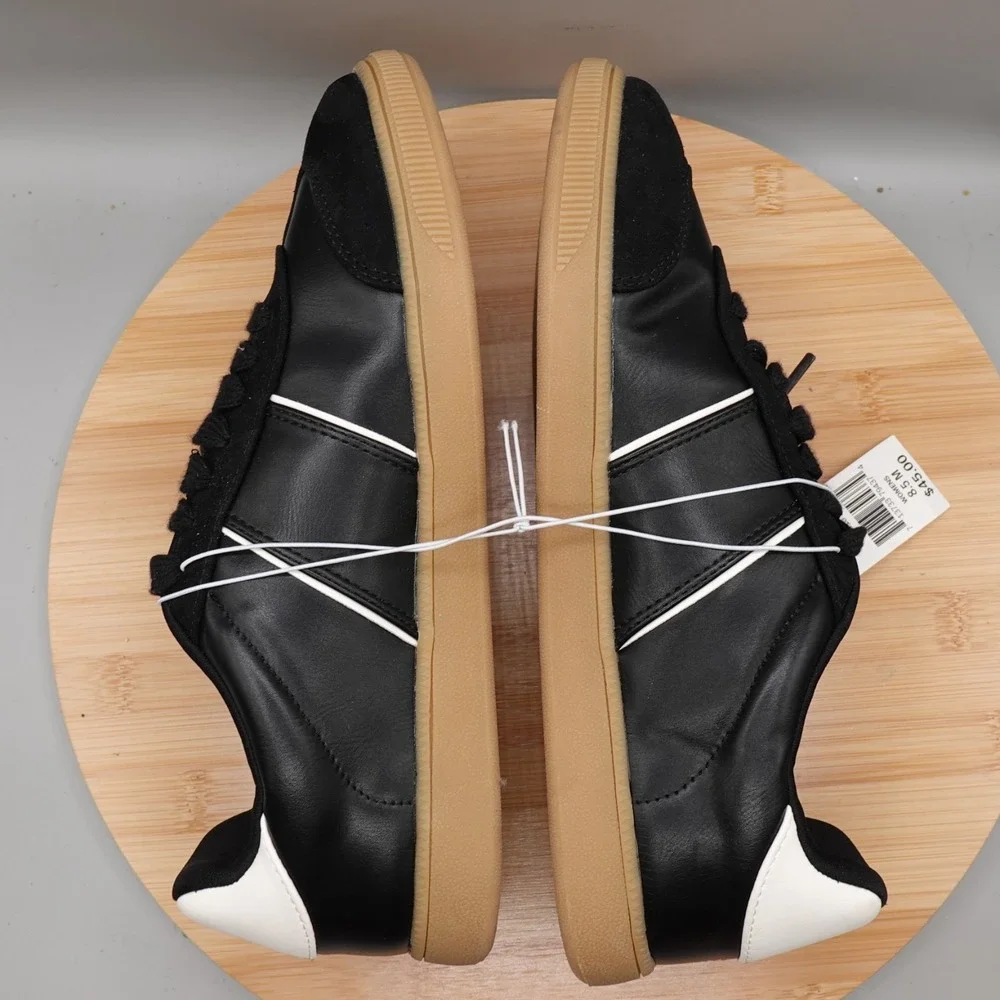 Falls Creek Women's Size 8.5 M Black Nora Sneakers Gum NWT 45 MSRP‎